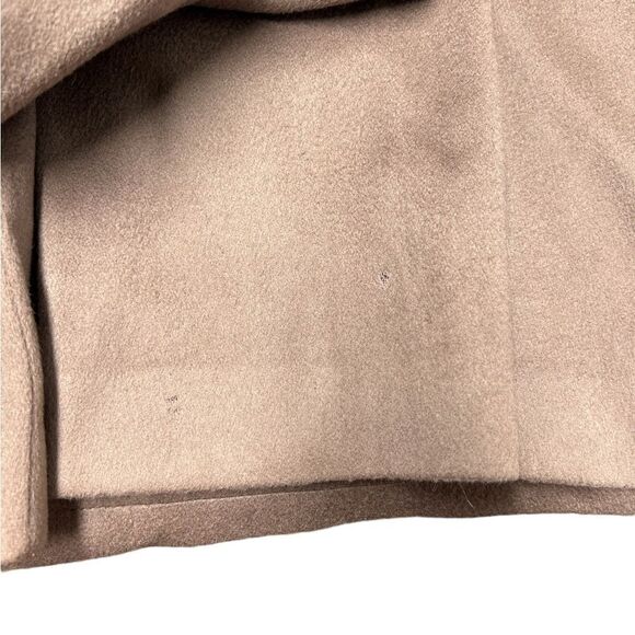 Vintage 100% Wool Forecaster Light Brown Chesterfield Long Coat Warm Winter Coat - Picture 8 of 14